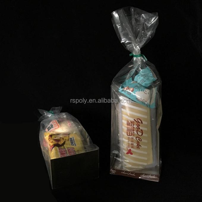 Le fond plat de emballage en plastique bon marché Opp met en sac le sac de faveur de partie de festin pour le sac de cadeau de violoncelle de boulangerie de biscuits de sucrerie