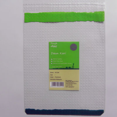 Les sacs perforés micro de FDA, en plastique clair à obturation automatique sachet le trou de 0.4mm